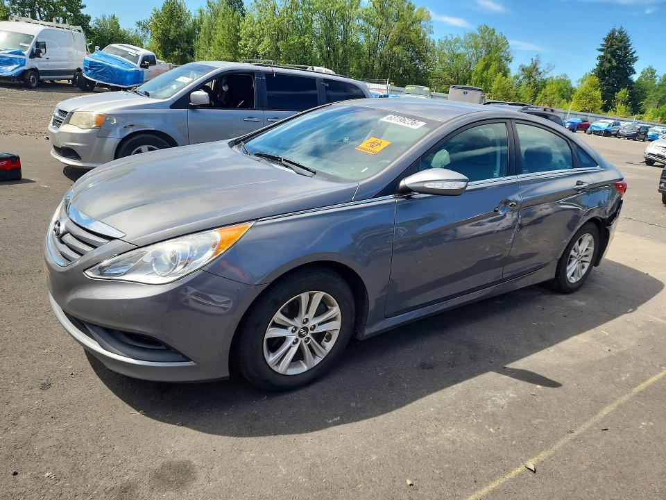 Auction sale of the 2014 Hyundai Sonata, vin: 5NPEB4AC1EH927499, lot number: 63196236