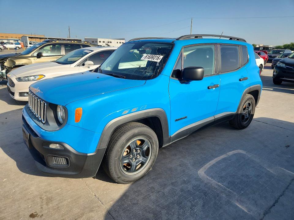 Auction sale of the 2015 Jeep Renegade, vin: ZACCJAAH0FPC10394, lot number: 61699316