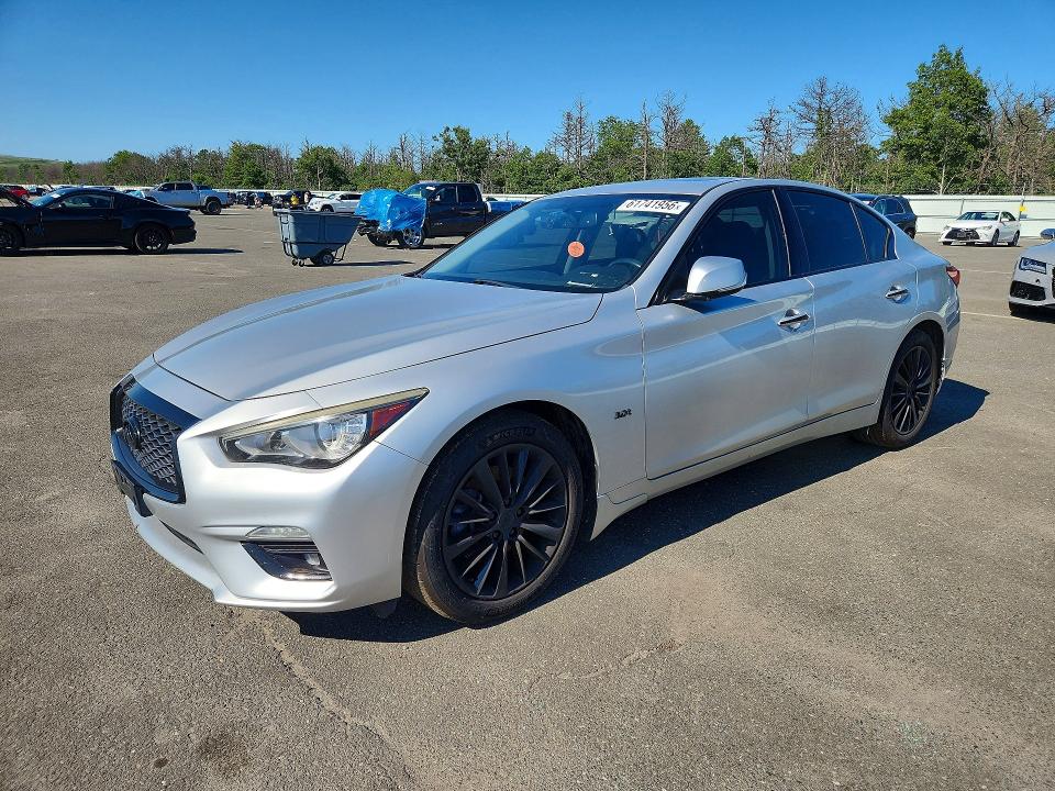 2018 Infiniti Q50 მანქანა იყიდება აუქციონზე, vin: JN1EV7AR7JM611699, აუქციონის ნომერი: 61741956
