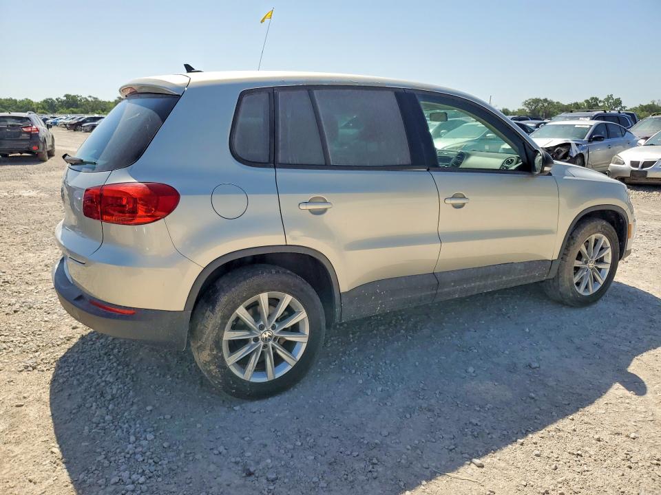 58567206 :رقم المزاد ، WVGBV3AX6EW543750 vin ، 2014 Volkswagen Tiguan مزاد بيع