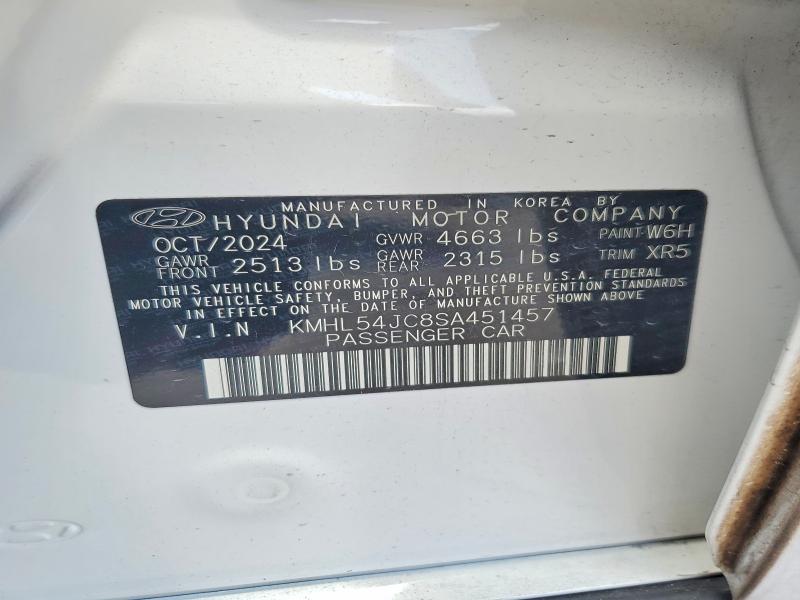 Продажа на аукционе авто 2025 Hyundai Sonata, vin: KMHL54JC8SA451457, номер лота: 62310896