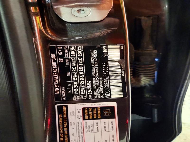 Aukcja sprzedaży 2020 Mercedes-benz Glc, vin: WDC0G8EB5LF696063, numer aukcji: 63213966