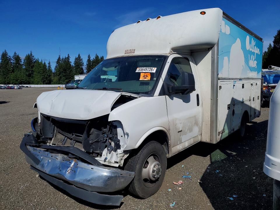 2020 Chevrolet Express G3500 მანქანა იყიდება აუქციონზე, vin: 1GB3GRCG1L1267513, აუქციონის ნომერი: 55649726