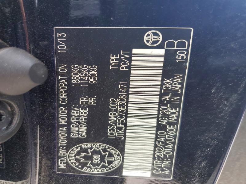 60596786 :رقم المزاد ، JTKJF5C73E3081471 vin ، 2014 Toyota Scion Tc مزاد بيع