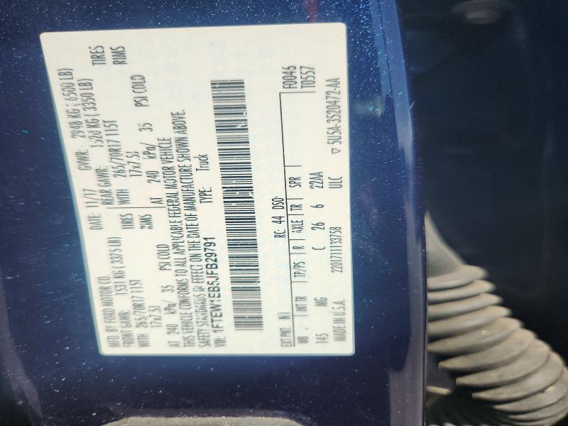 Aukcja sprzedaży 2018 Ford F150, vin: 1FTEW1EB5JFB29791, numer aukcji: 61481836