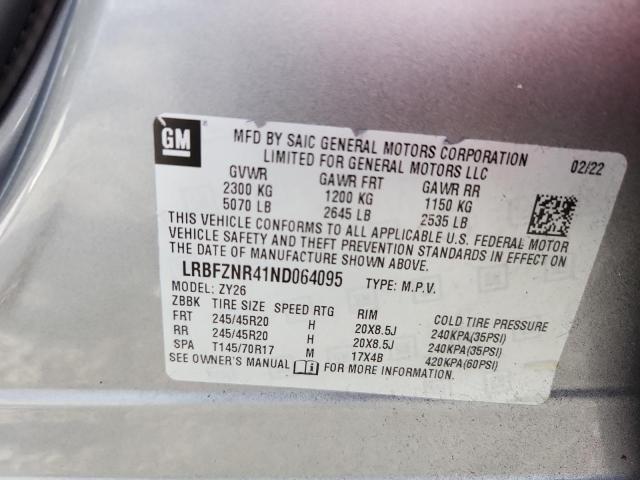 Aukcja sprzedaży 2022 Buick Envision, vin: LRBFZNR41ND064095, numer aukcji: 61597316