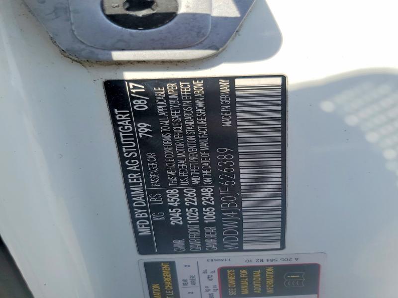 61871146 :رقم المزاد ، WDDWJ4JB0JF626389 vin ، 2020 Mercedes-benz C مزاد بيع