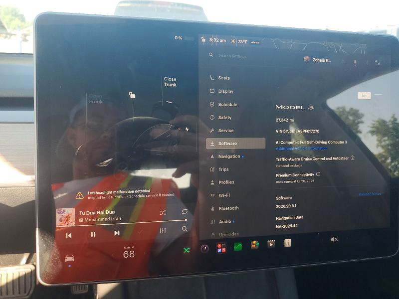 62106536 :رقم المزاد ، 5YJ3E1EA9PF617270 vin ، 2023 Tesla Mdl 3 مزاد بيع