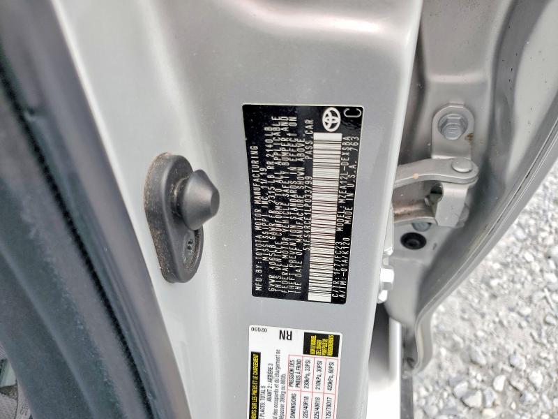 2020 Toyota Corolla მანქანა იყიდება აუქციონზე, vin: 5YFS4RCE1LP033799, აუქციონის ნომერი: 61245636