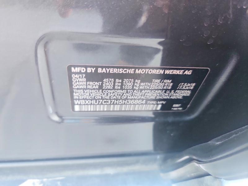 Aukcja sprzedaży 2017 Bmw X1, vin: WBXHU7C37H5H36864, numer aukcji: 62708006