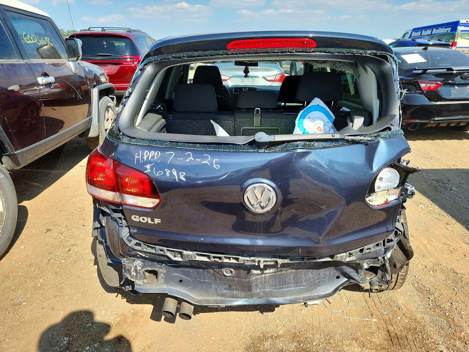 60049196 :رقم المزاد ، WVWDA7AJ7CW257088 vin ، 2012 Volkswagen Golf مزاد بيع