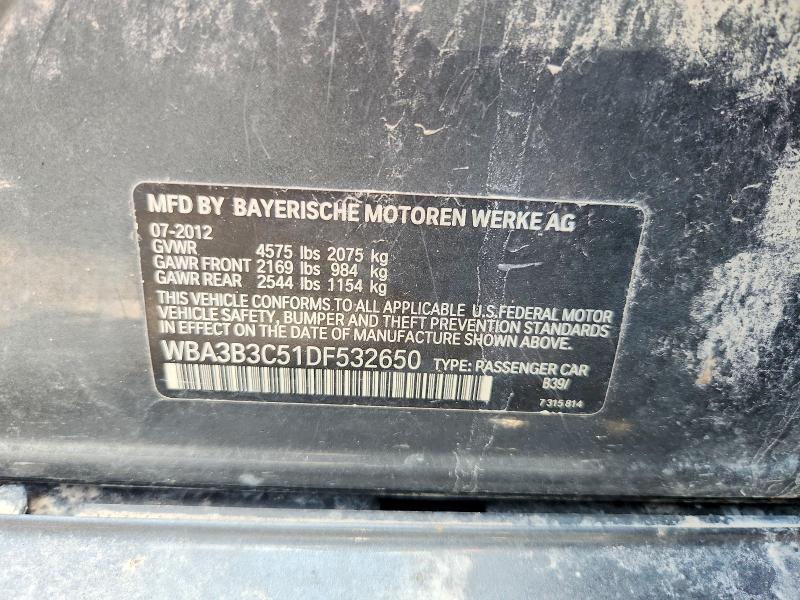 Продаж на аукціоні авто 2013 Bmw 328, vin: WBA3B3C51DF532650, номер лоту: 85633845