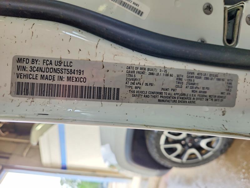61674166 :رقم المزاد ، 3C4NJDDN5ST584191 vin ، 2025 Jeep Compass مزاد بيع