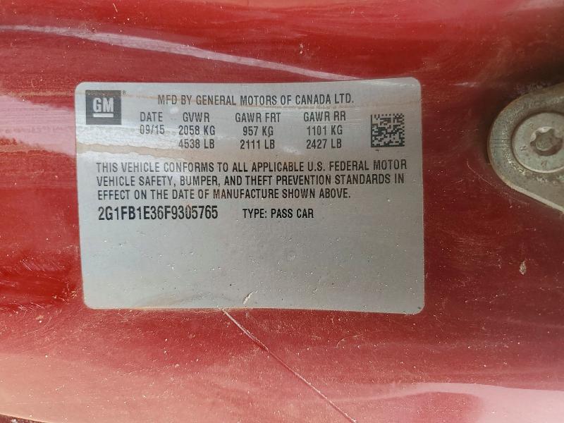 Aukcja sprzedaży 2015 Chevrolet Camaro, vin: 2G1FB1E36F9305765, numer aukcji: 61176486