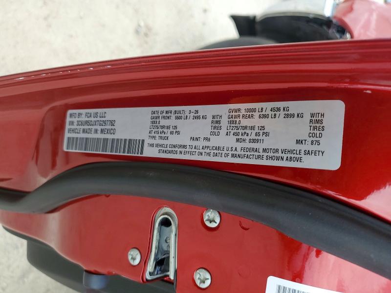 Продаж на аукціоні авто 2026 Ram 2500, vin: 3C6UR5DJXTG297762, номер лоту: 59862896