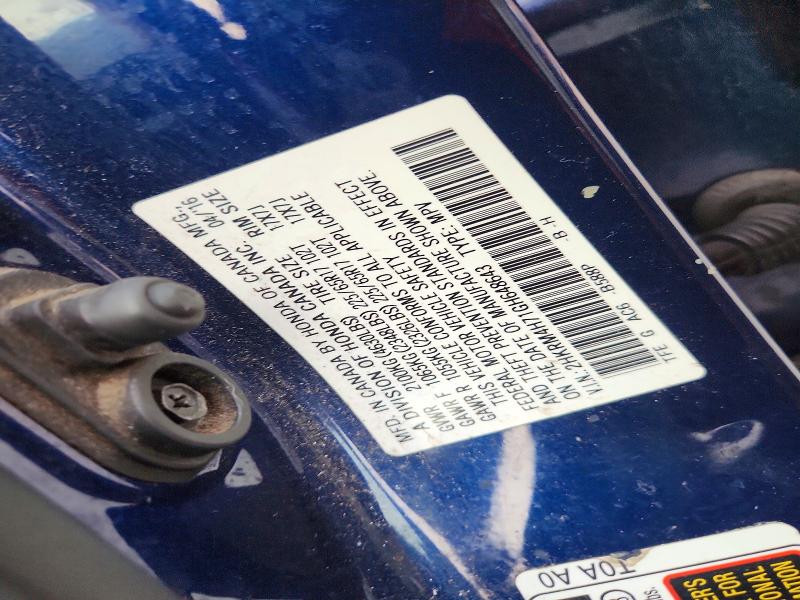 Aukcja sprzedaży 2016 Honda Cr-v, vin: 2HKRM4H71GH648643, numer aukcji: 62943446