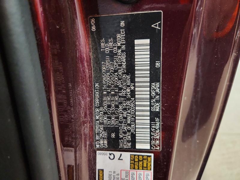 Продаж на аукціоні авто 2007 Toyota Fj Cruiser, vin: JTEBU11F270028524, номер лоту: 61319606