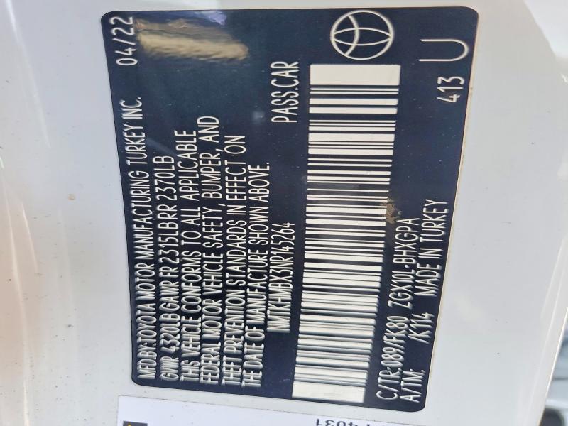 Продажа на аукционе авто 2022 Toyota C-hr, vin: NMTKHMBX3NR145264, номер лота: 61817306