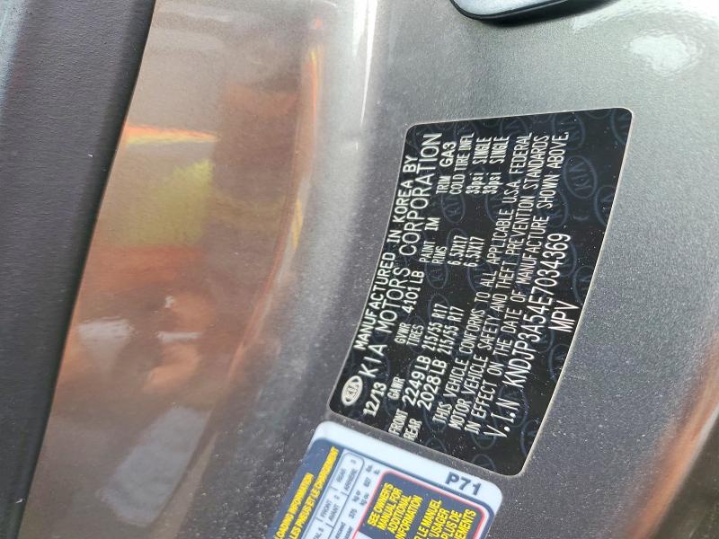 59830406 :رقم المزاد ، KNDJP3A54E7034369 vin ، 2014 Kia Soul مزاد بيع