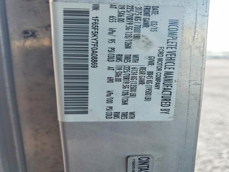 Aukcja sprzedaży 2015 Ford F59, vin: 1F65F5KY7F0A08869, numer aukcji: 61399856