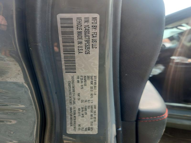 Aukcja sprzedaży 2023 Dodge Durango, vin: 1C4SDJCT9PC625126, numer aukcji: 62161436