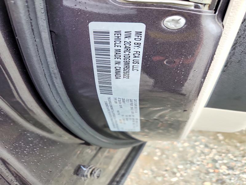 61921316 :رقم المزاد ، 2C4RC1DG9MR526022 vin ، 2021 Chrysler Voyager مزاد بيع