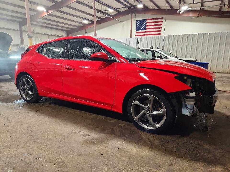 2019 Hyundai Veloster მანქანა იყიდება აუქციონზე, vin: KMHTG6AF6KU016967, აუქციონის ნომერი: 62035876