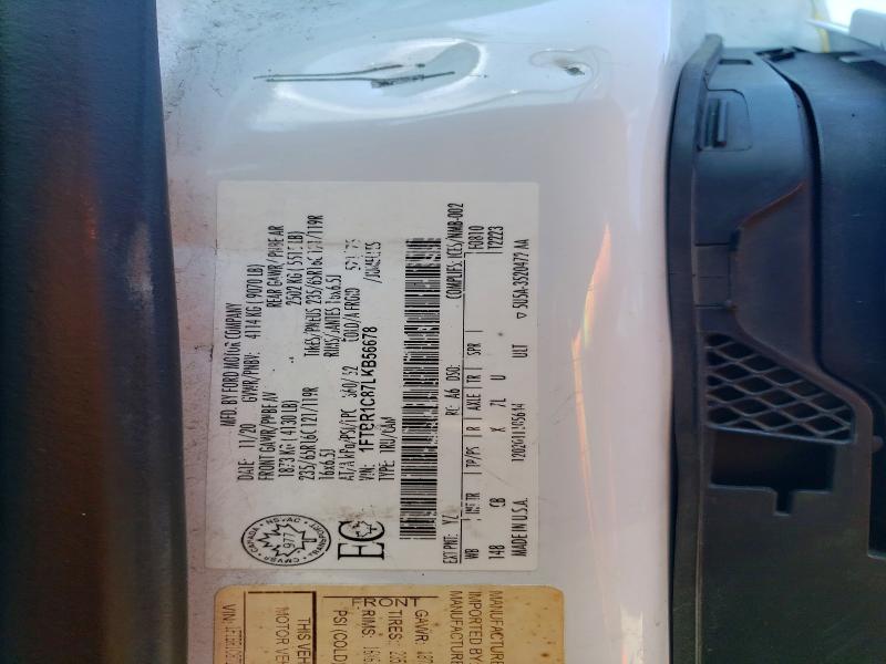 60550146 :رقم المزاد ، 1FTBR1C87LKB56678 vin ، 2020 Ford Transit مزاد بيع