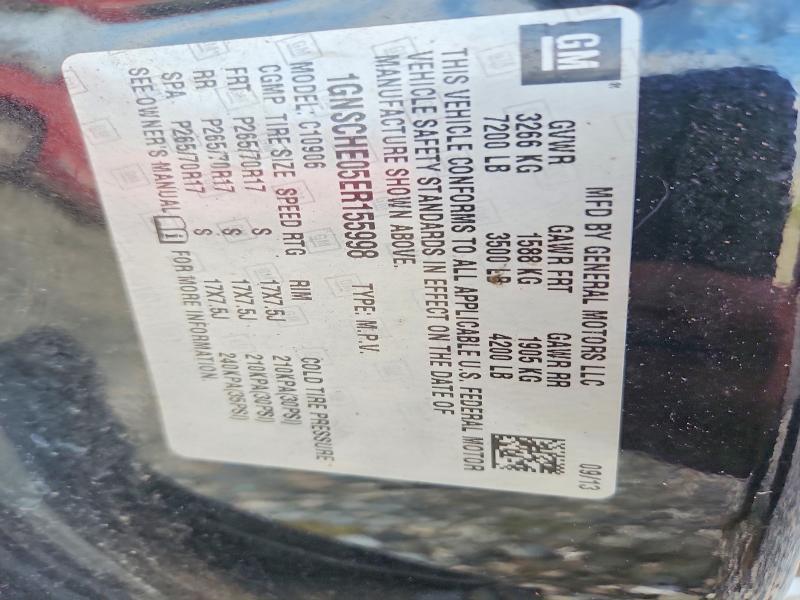 61031926 :رقم المزاد ، 1GNSCHE05ER155998 vin ، 2014 Chevrolet Suburban مزاد بيع