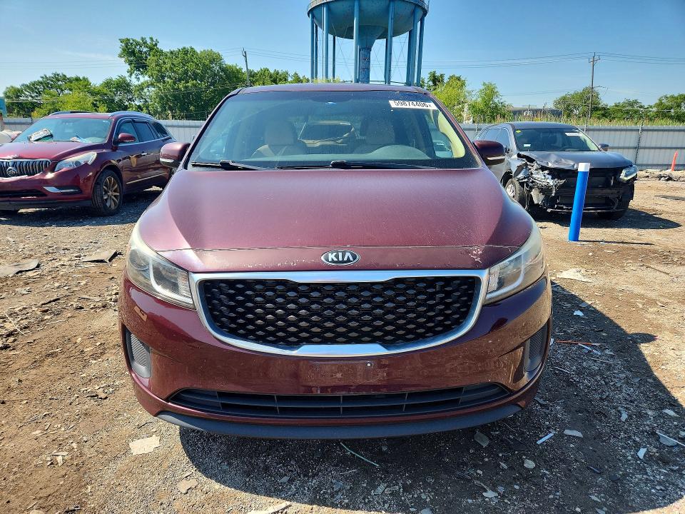 59874406 :رقم المزاد ، KNDMB5C15G6082795 vin ، 2016 Kia Sedona مزاد بيع