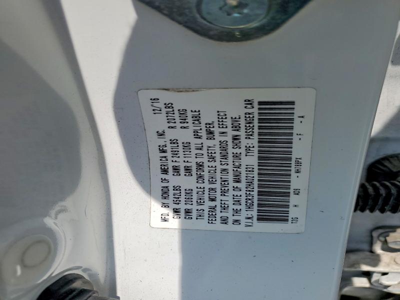 Aukcja sprzedaży 2017 Honda Accord, vin: 1HGCR3F82HA021831, numer aukcji: 61026616