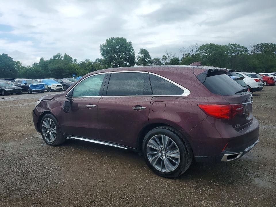 63130126 :رقم المزاد ، 5FRYD4H53HB006076 vin ، 2017 Acura Mdx مزاد بيع