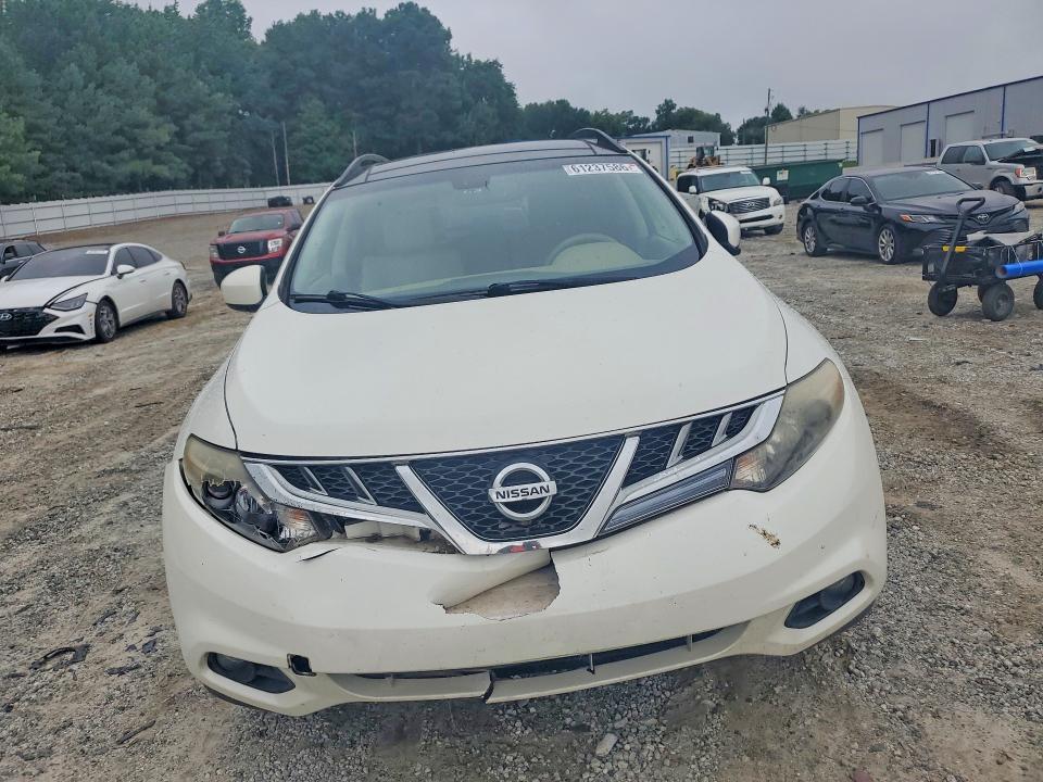 2012 Nissan Murano მანქანა იყიდება აუქციონზე, vin: JN8AZ1MU5CW118595, აუქციონის ნომერი: 61237586