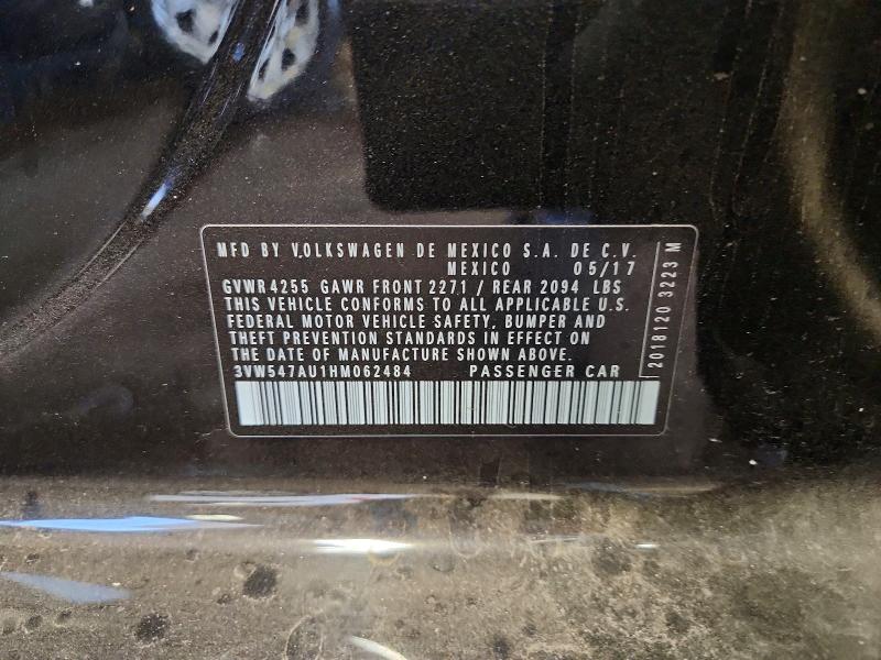 Продаж на аукціоні авто 2017 Volkswagen Gti, vin: 3VW547AU1HM062484, номер лоту: 62257076