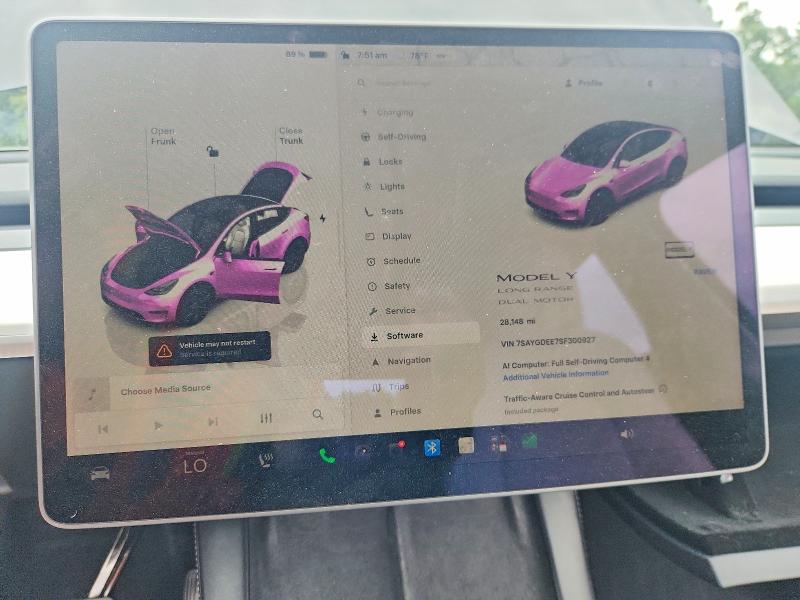 Продаж на аукціоні авто 2025 Tesla Model Y, vin: 7SAYGDEE7SF300927, номер лоту: 60149196
