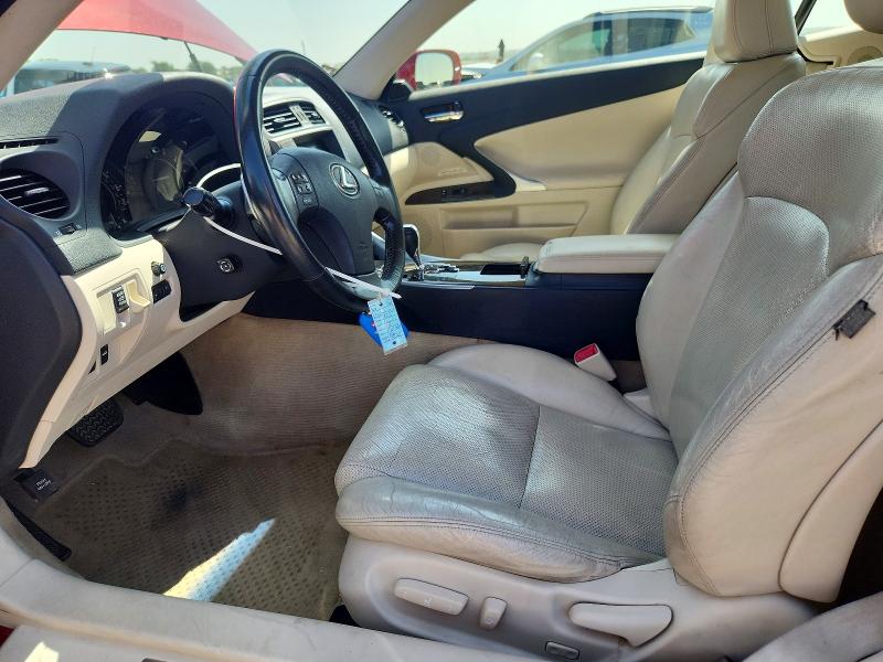 61979076 :رقم المزاد ، JTHFE2C21A2502301 vin ، 2010 Lexus Is مزاد بيع