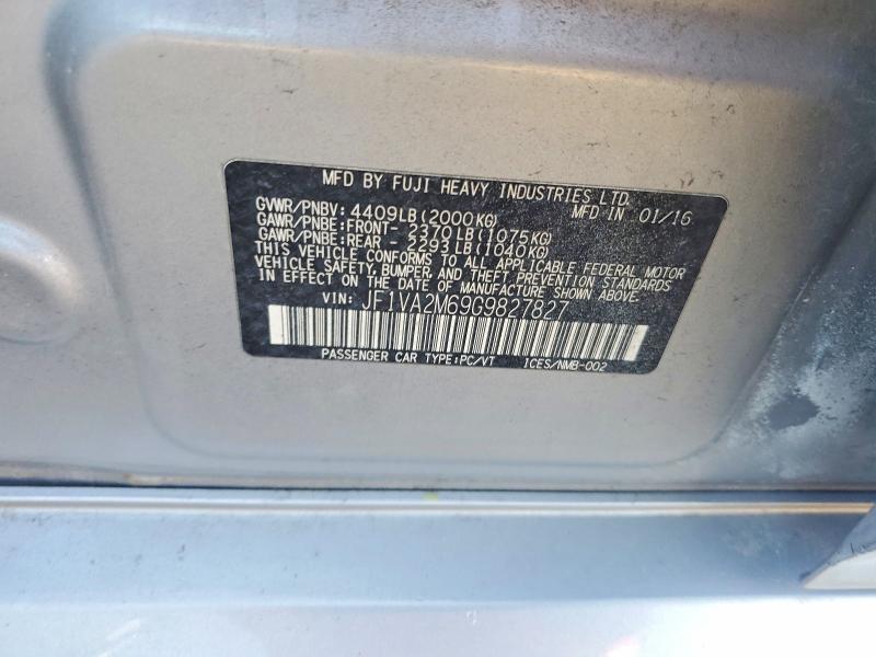Продажа на аукционе авто 2016 Subaru Wrx, vin: JF1VA2M69G9827827, номер лота: 61376236