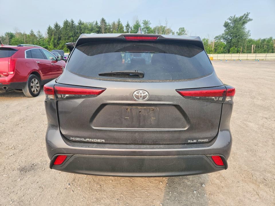60921586 :رقم المزاد ، 5TDHZRBH6NS586756 vin ، 2022 Toyota Highlander مزاد بيع
