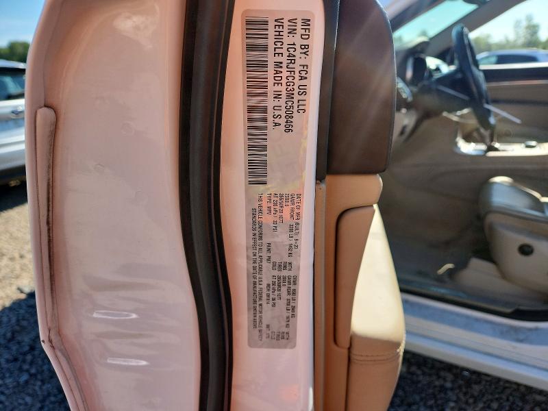 62499736 :رقم المزاد ، 1C4RJFCG3MC508466 vin ، 2021 Jeep Grand Cherokee مزاد بيع