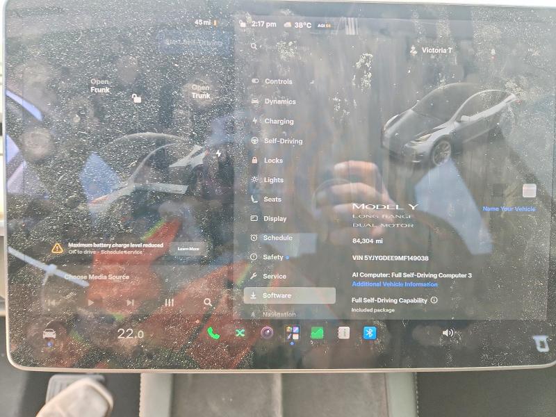 Продаж на аукціоні авто 2021 Tesla Model Y, vin: 5YJYGDEE9MF149038, номер лоту: 63357626