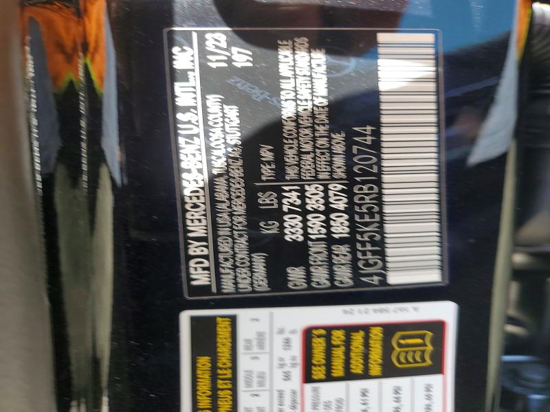 Продаж на аукціоні авто 2024 Mercedes-benz Gls, vin: 4JGFF5KE5RB120744, номер лоту: 62229806