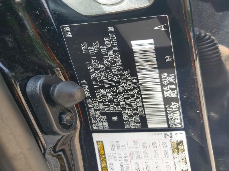 Aukcja sprzedaży 2008 Toyota 4runner, vin: JTEBU14R98K031593, numer aukcji: 61242756