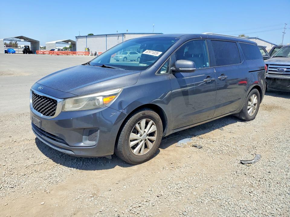 Продажа на аукционе авто 2015 Kia Sedona, vin: KNDMB5C19F6061317, номер лота: 62971026
