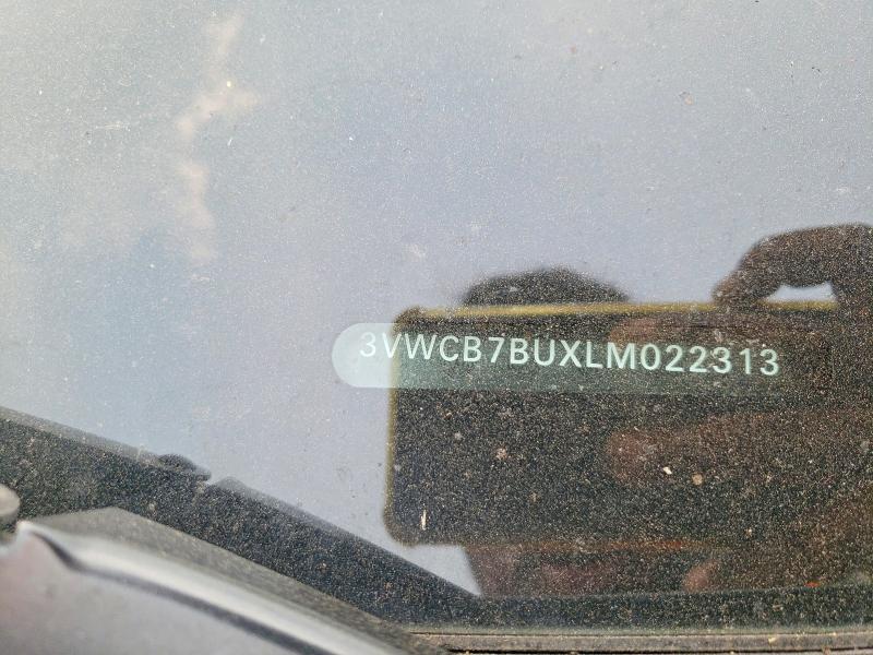 60808496 :رقم المزاد ، 3VWCB7BUXLM022313 vin ، 2020 Volkswagen Jetta مزاد بيع
