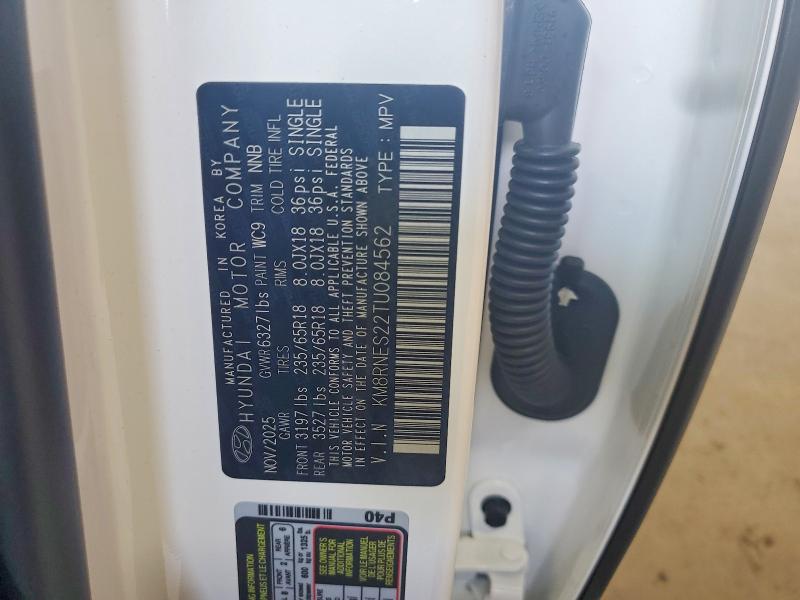 60170246 :رقم المزاد ، KM8RNES22TU084562 vin ، 2026 Hyundai Palisade مزاد بيع