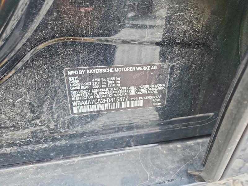 60442716 :رقم المزاد ، WBA4A7C52FD415477 vin ، 2015 Bmw 428 مزاد بيع