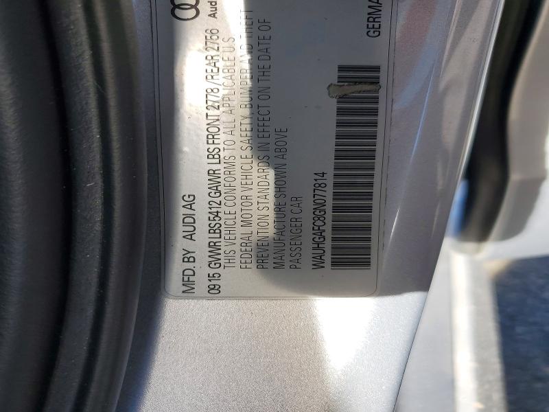 63173536 :رقم المزاد ، WAUHGAFC8GN077814 vin ، 2016 Audi A6 مزاد بيع