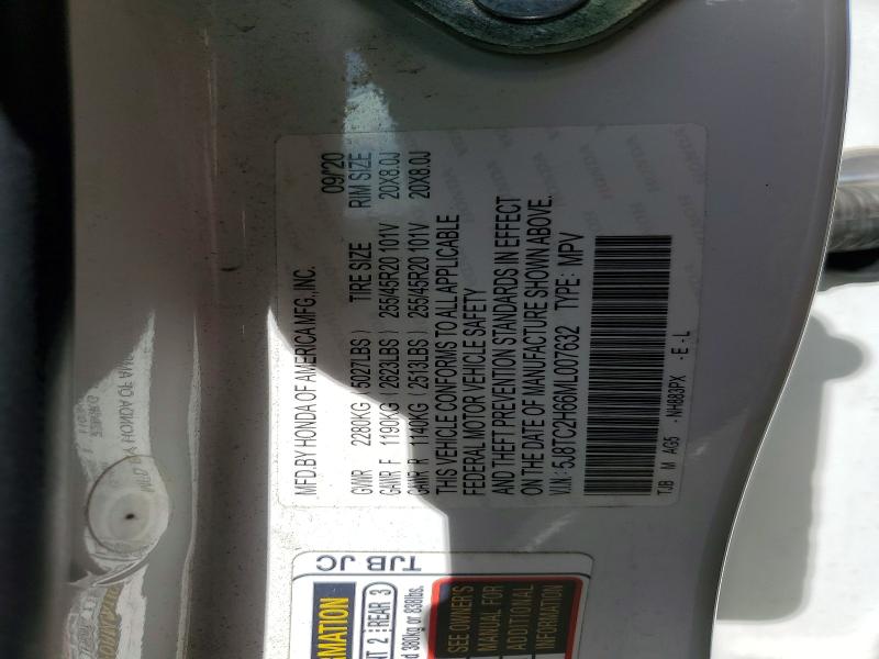 Aukcja sprzedaży 2021 Acura Rdx, vin: 5J8TC2H66ML007632, numer aukcji: 60315606