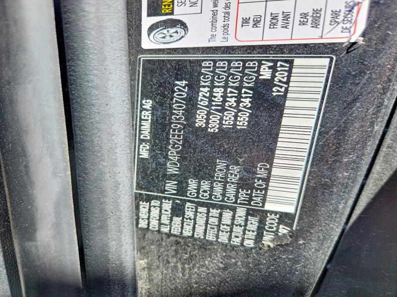 Aukcja sprzedaży 2018 Mercedes-benz Metris, vin: WD4PG2EE9J3407024, numer aukcji: 62743816