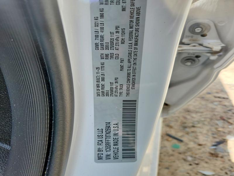 Продажа на аукционе авто 2026 Ram 1500, vin: 1C6SRFFT8TN269414, номер лота: 63181356